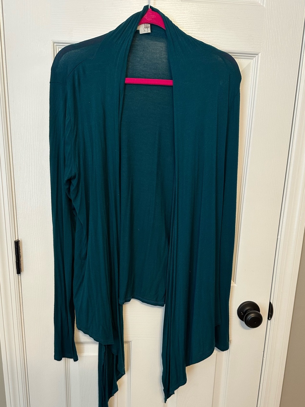 Anthropologie Sparrow Open-Front Teal Women's Cardigan Sweater
